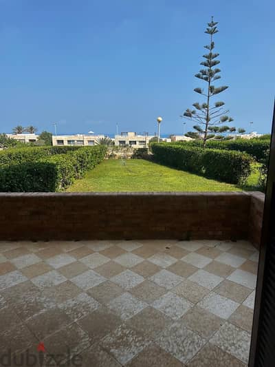 أرضي بجاردن 120م وOpen Sea View في زمردة – بجوار Gate 1