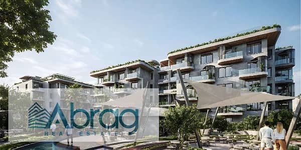 5% down payment, an apartment for sale + garden 12-year installments, directly on the desert road, Zayed VALEA