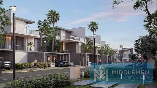 Townhouse Middle 285m With Roof View on Crystal Lagoons & Landscape with Installments in Saada New Cairo