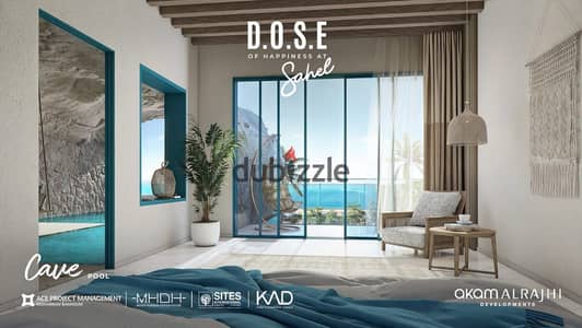 Sea View 2-Bedroom Chalet for Sale in North Coast – Ras El Hekma, Fully Finished with ACs
