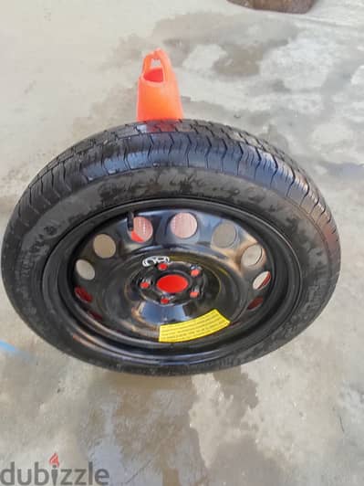 إطار طوارئ مؤقت بالجنط (إستبن طوارئ / Space Saver Spare Wheel
