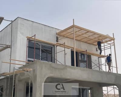 140m² fully finished chalet with a lagoon view for sale at "The Med" in Ras El Hekma. Installment plans up to 10 years are available with only a 5% do