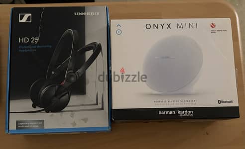 sennheiser hd 25 monitor / harman kardon onyx mini