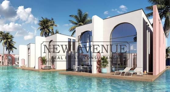 Ground 229sqm 5 Bed Sandstone Villa in June SODIC North Coast. Features garden view, full finishing with AC 3% down payment 8 years plan