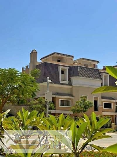 s  villa for sale in installments in Sarai Compound, New Cairo, Madinaty.