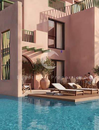 for sale finished chalet in makadi up to 8Years of installments lagoon view
