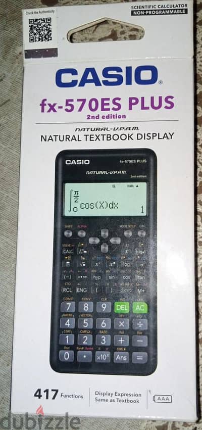 آلة حاسبة casio Fx - 570 ES PLUS