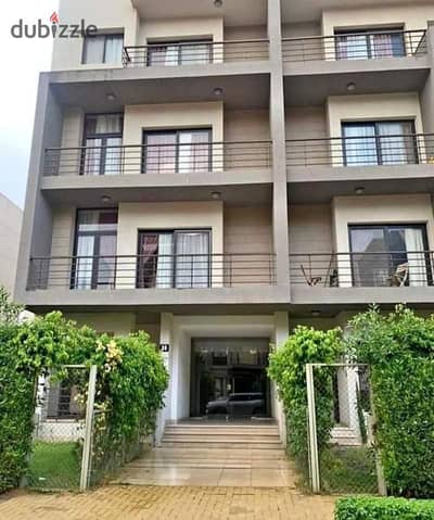 Fully Finished Ground Garden Apartment with AC's for Sale in Fifth square Al Marasem