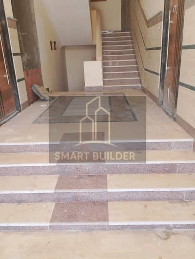 Apartment for sale in Al-Qarnifal, villas in the first gathering, area of 225 meters, half finishing, immediate delivery, elevator, repeated floor 2, distinguished location, share in the land