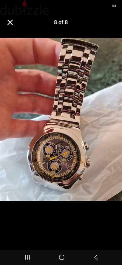 Swatch Swiss irony size 48 usa water resistant