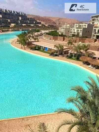 Ground floor chalet for immediate sale at IL Monte Galala – Ain Sokhna below company price Open view unique layout ready for viewing and handover