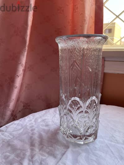 Crystal vase italy made