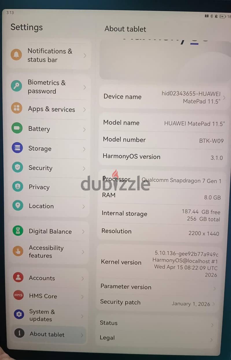 Huawei matepad papermatte 11.5 6