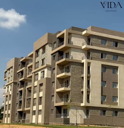 Apartment for sale in Jannat Zayed 4 compound, elevated ground floor, finished, landscape view