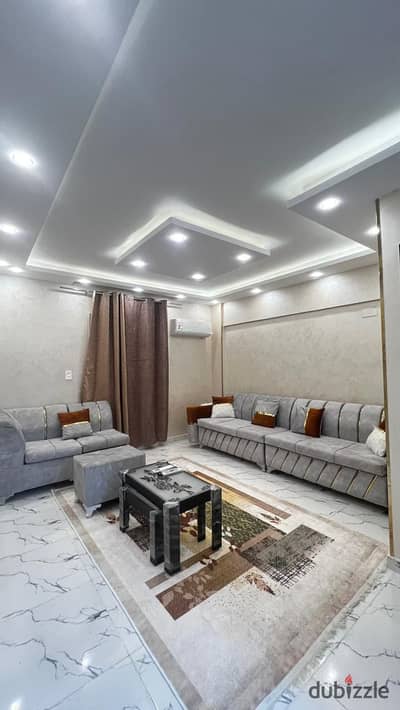 Furnished apartment for rent in the Industrial Area Compound – Al-Montazah Street, next to the Italian Quarter–2bedrooms,reception,kitchen,bathroom