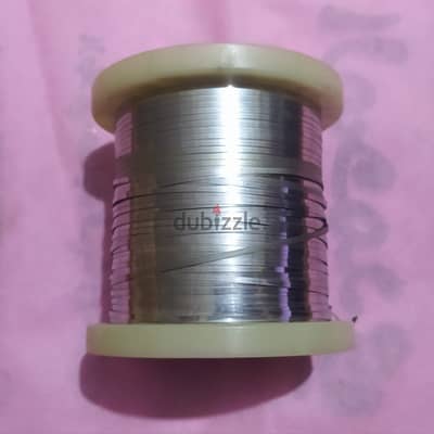 سلك كانتال سويدي مبطط أصلي Kanthal D مقاس 2.0x0.2 مم للأفران واللحام