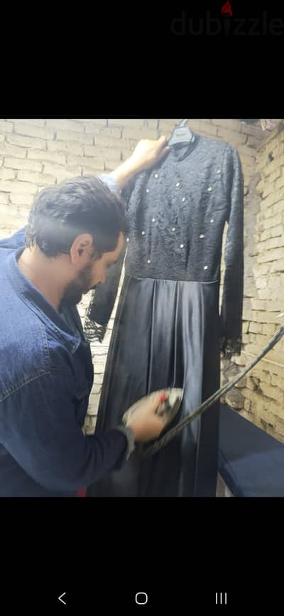 فستان سواريه تفصيل بسيط وشيك