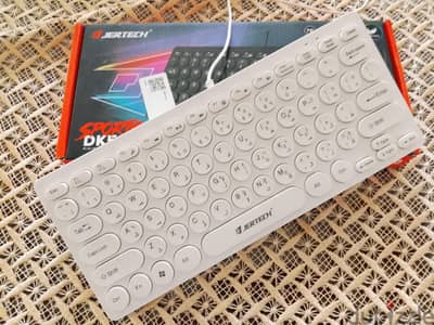JERTECH Sports DK500 mini multimedia white keyboard