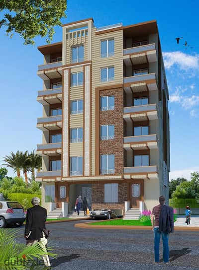 Ground-floor apartment with aprivate garden in the 9th District(C-85)–a prime location near the Central Axis,Al-Hosary Mosque,6th of October Universty