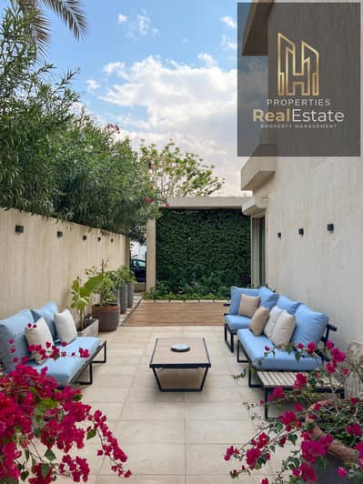 وحدة أرضي للايجار - Lake View Residence | القاهرة الجديدةبحديقة خاصة 100م ومدخل مستقل