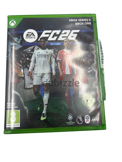 اسطوانة FC Fifa 2026 Xbox all كسر زيرو (جديد خالص مفتوح الاستيكر بس)