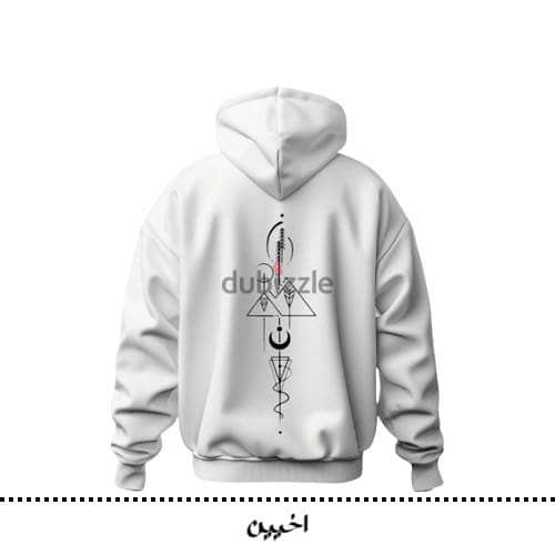 Creative Style Hoodies with back & plain designs 4