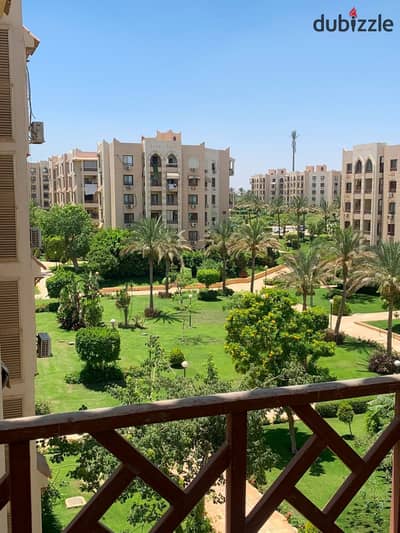 Apartment for sale in Madinaty 103 meters garden view second floor clear northern view at a bargain price