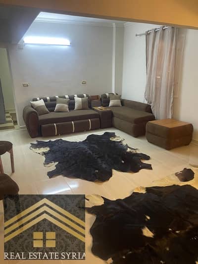 Apartment available for rent furnished on First Bank Street next to services and transportation 85m two rooms and a bathroom ground floor secured iron 5 beds all new furniture super lux finishing first residence with natural gas and internet required students or engineers or doctors
