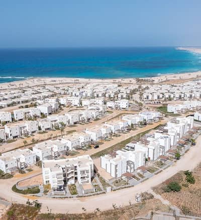 Fully Finished with Ac's downpayment and installments chalet for sale in Almaza bay North coast
