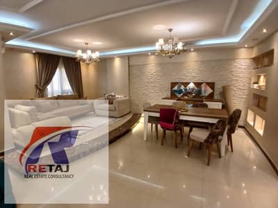 Fully Furnished Apartment for Rent in Nasr City, in a prime location near Abbas El Akkad Street and Genena Mall, located on Sakr Khafaga Street in a m