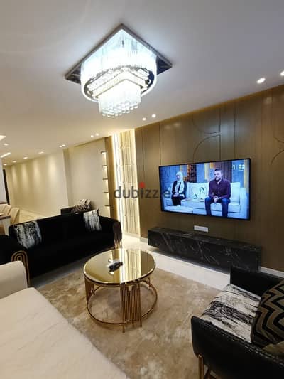 Furnished apartment first residence hotel building modern buildings 2025 for monthly and daily rent Nasr City between Abbas and Makram close to all services, malls, cafes, restaurants, hospitals, tourist spot 2 rooms 2 bathrooms spacious reception fully air-conditioned high-speed Wi-Fi private intercom for the apartment  building
