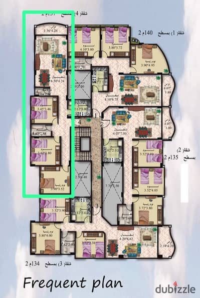 Instant delivery Front 137 meters Neighborhood 2 New Heliopolis City