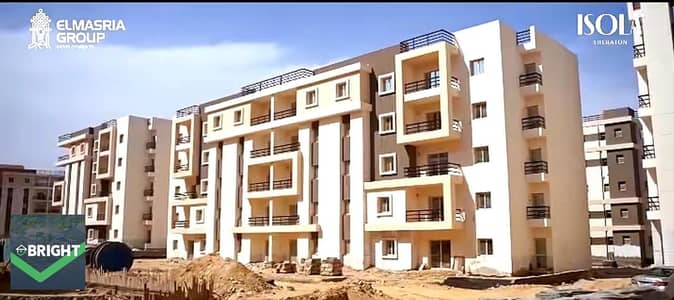 Apartment with a garden for sale in Isola Sheraton near Al Ahly Club and Nasr Street, and receipt within less than a year