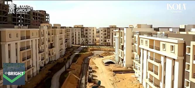 Apartment for sale in Heliopolis, Isola Sheraton inside, near the Suez and New Cairo road with an 8-year installment plan