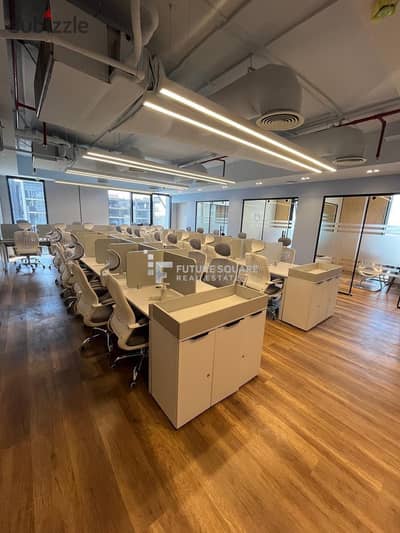 Administrative headquarters 144 m air-conditioned for rent in Hyde Park Business District New Cairo