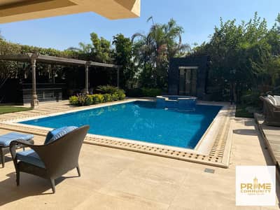 Stunning view for Standalone Villa Direct on the highest point of the GOLF coarse for sale in Al Rabwa compound   Zayed City