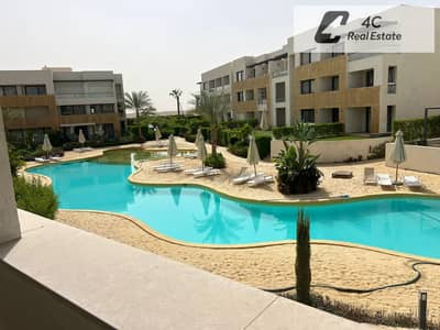 Sea view chalet for sale below market price, ready to move, resale in Il Monte Galala Ain Sokhna, near Zaafarana Road and Porto Sokhna