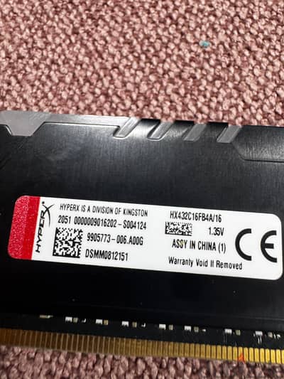 Kingston HyperX 16 Giga 3200