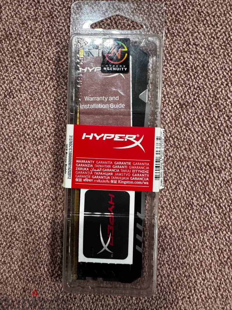Kingston HyperX 16 Giga 3200 4