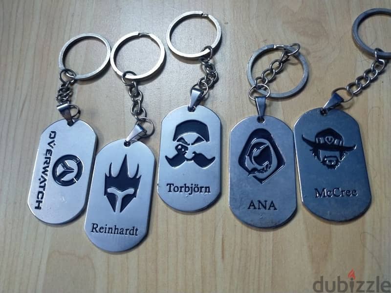 Metal keychains 6