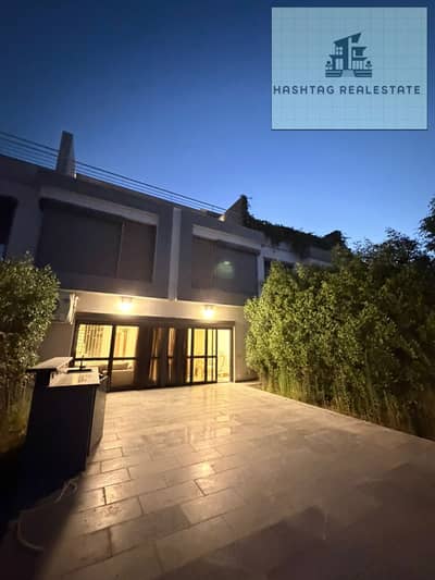 For rent a fully furnished and air-conditioned villa with an internal elevator in the best compounds in Sheikh Zayed next to Al Ahly Club For rent a fully furnished and air-conditioned villa with an internal elevator in the best compounds in Sheikh Zayed next to Al Ahly Club
