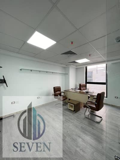 *Office for Rent 180 sqm Ultra-Modern One Katameya Towers on the Ring Road directly*