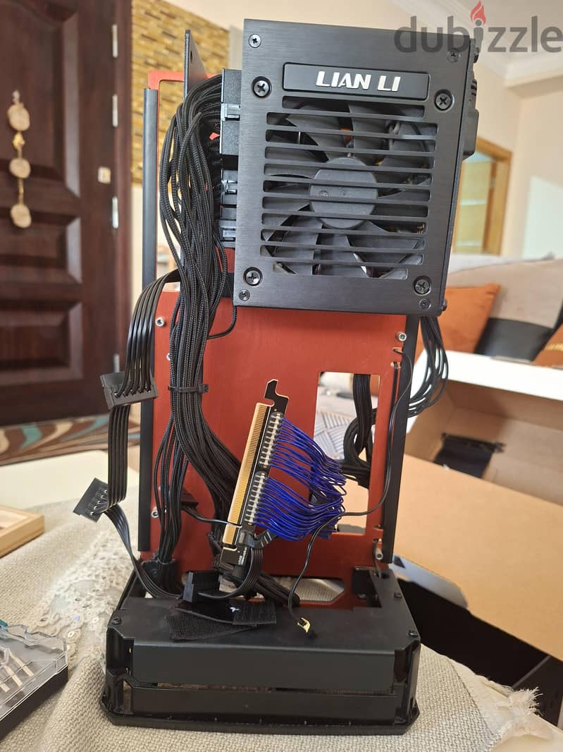 louqe raw s1 itx case+riser4.0+power supply 750w sfx 7