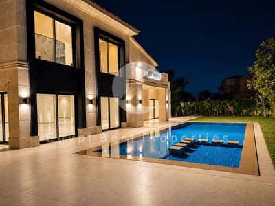 Villa Standalone for sale in Cairo Festival City Compound 6 Bedrooms READY TO MOVE IN with Basement BIGGEST TYPE IN THE COMPOUND