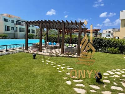 فيلا للبيع 400م ريسيل دايركت على اللاجون بأكبر جاردن في مراسي بلانكا بالساحل الشمالي - Marassi Blanca in North Coast