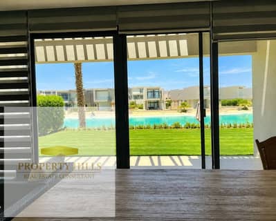 Villa for sale Sea view & lagoon in Azha, finished with air conditioning and kitchen with rooms overlooking the view