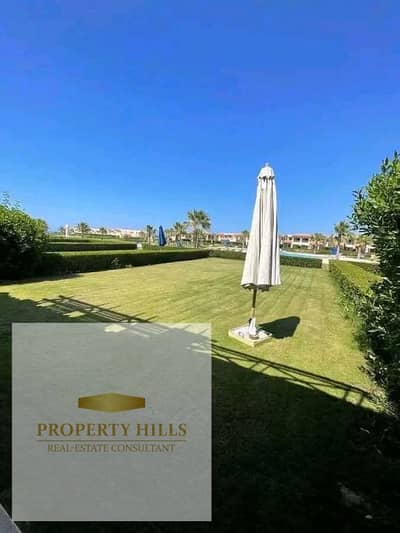 Villa for sale next to Silver Sands Sea view & lagoon finished with air conditioning and kitchen on installment for 10 years