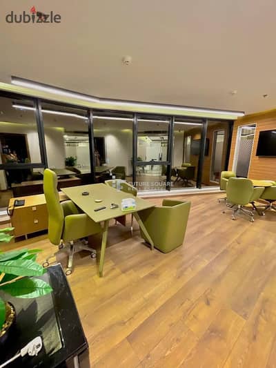 Administrative headquarters 240 square meters air-conditioned for rent in Cairo Business Park in the Fifth Settlement