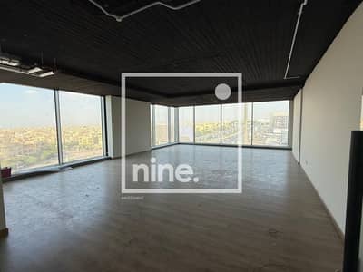 Administrative office of 145 square meters for rent at the lowest price, with a direct view of the North 90th Street in the 5th Settlement - New Cairo