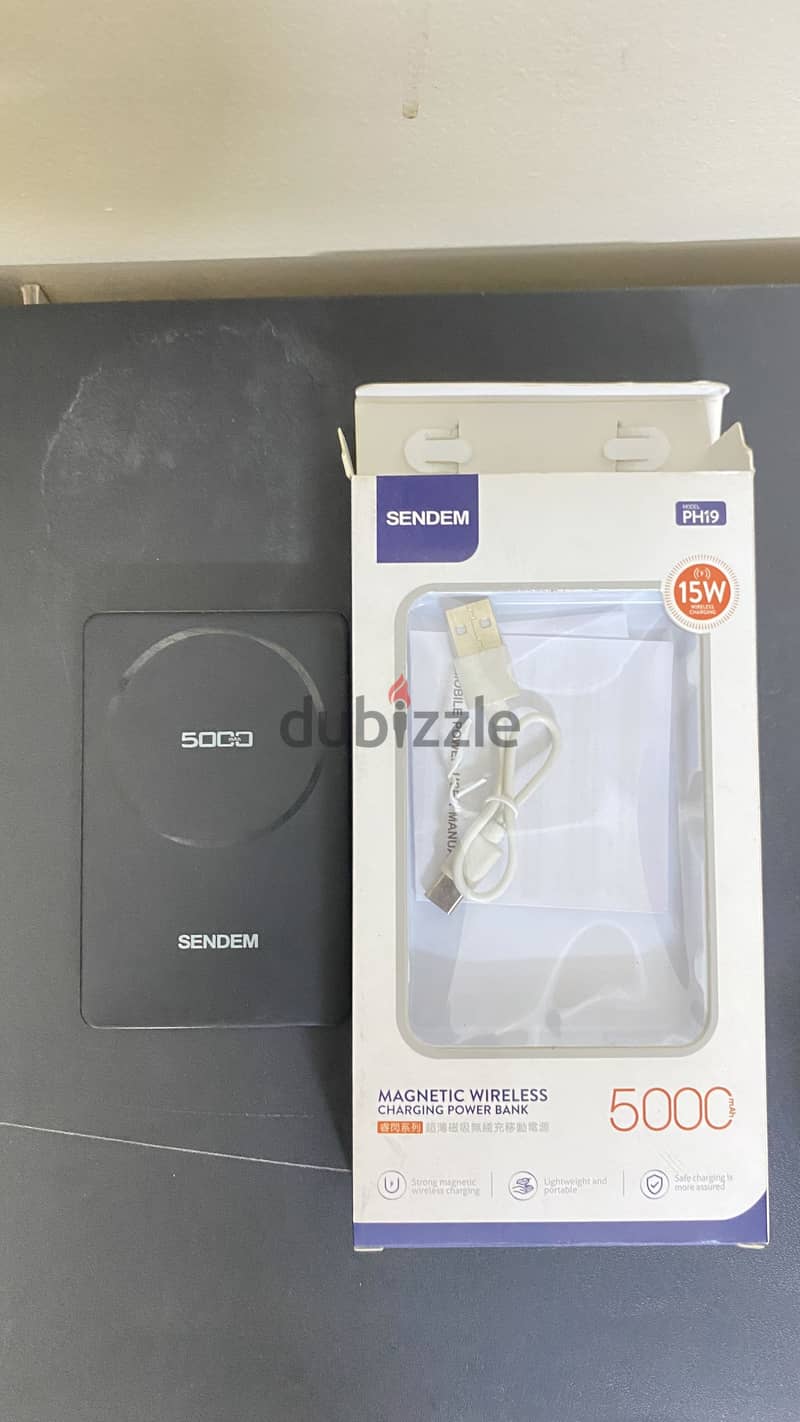 Sendem magnetic wireless charging power bank 3